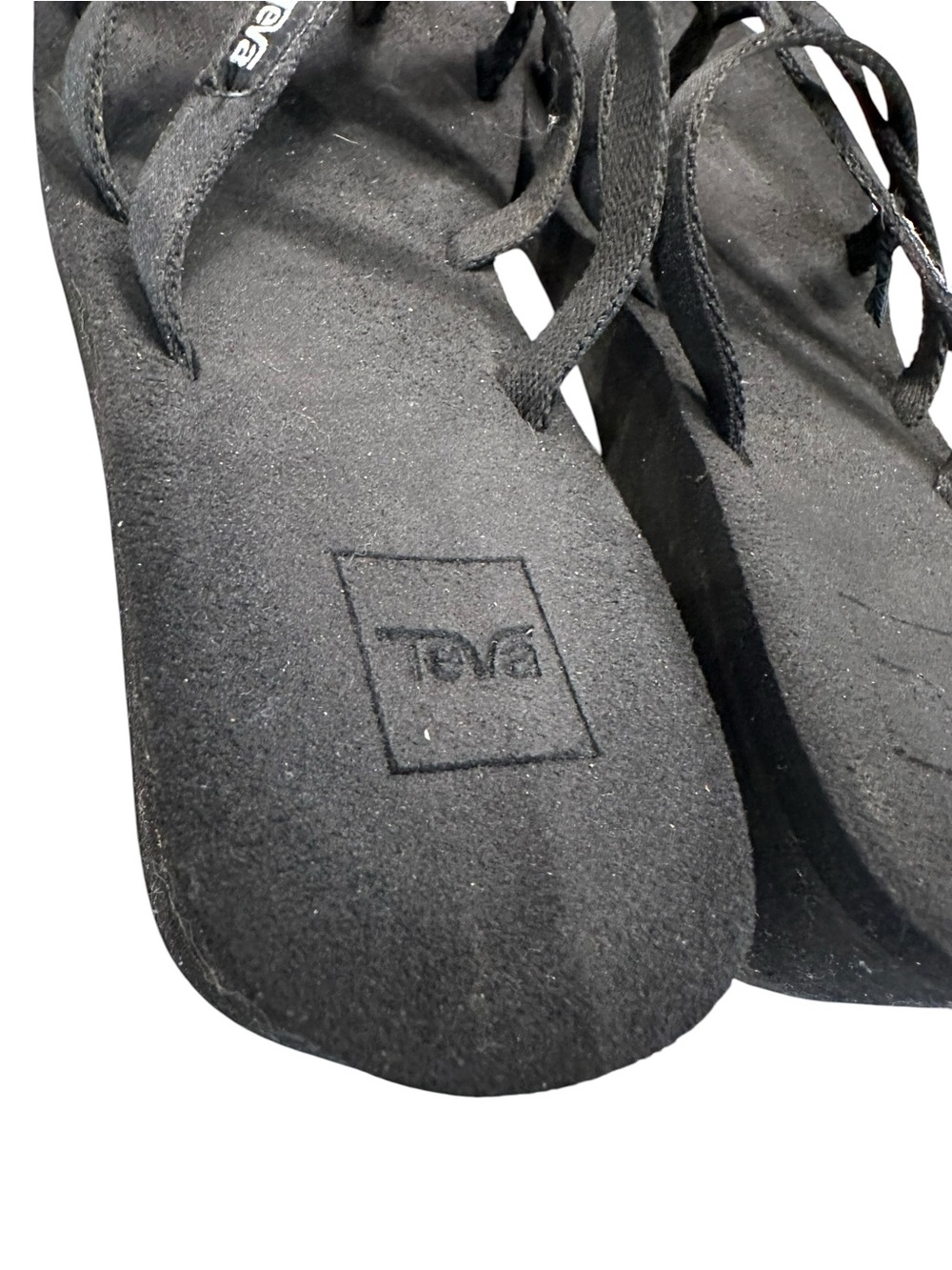 TEVA  Women's Mush Mandalyn Wedge Ola Sandals Shoes Black Size 7 - Picture 5 of 7